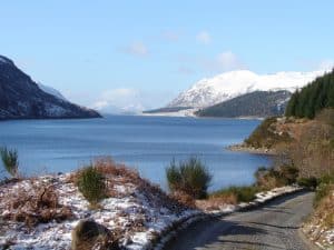 looking at ben alder and loch ericht