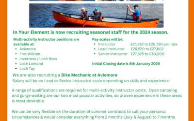 outdoor instructor job vacancies information 2024