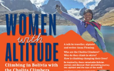 Women with altitude event flyer