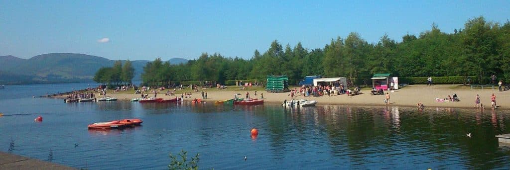 BEach at Loch Lomond Shores