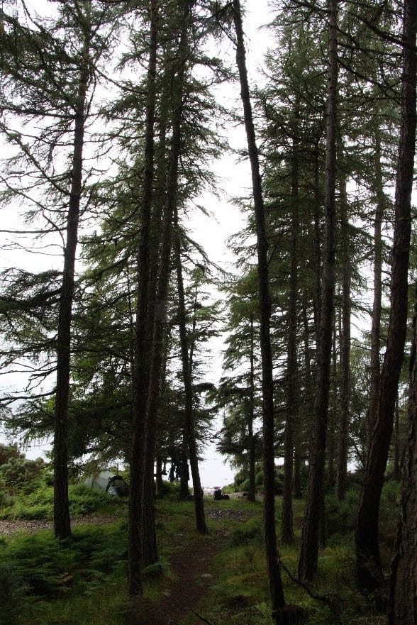 Camping at Loch Ness