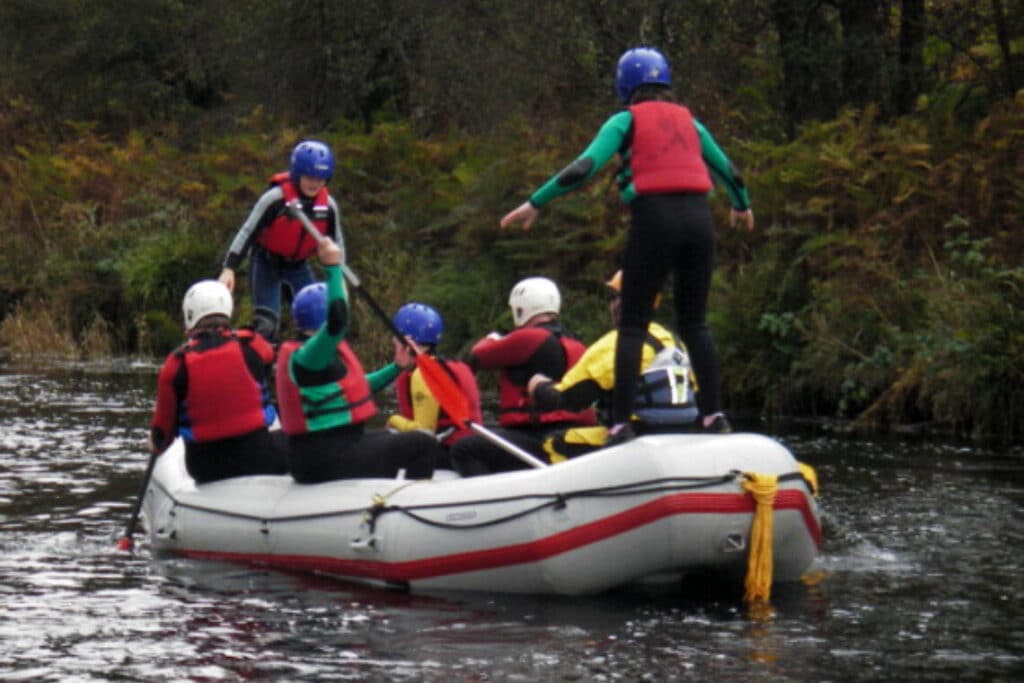Family-friendly river rafting safari